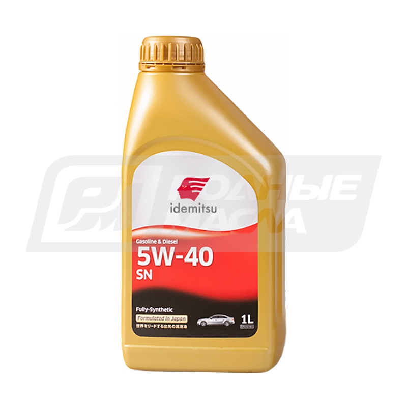 IDEMITSU 5W40 SN Fully Synthetic, 1л 30011333724